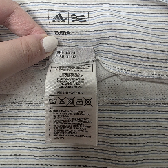 SEE DETAILS - Adidas Womens Size 4 Skort Striped ClimaCool - Picture 9 of 16